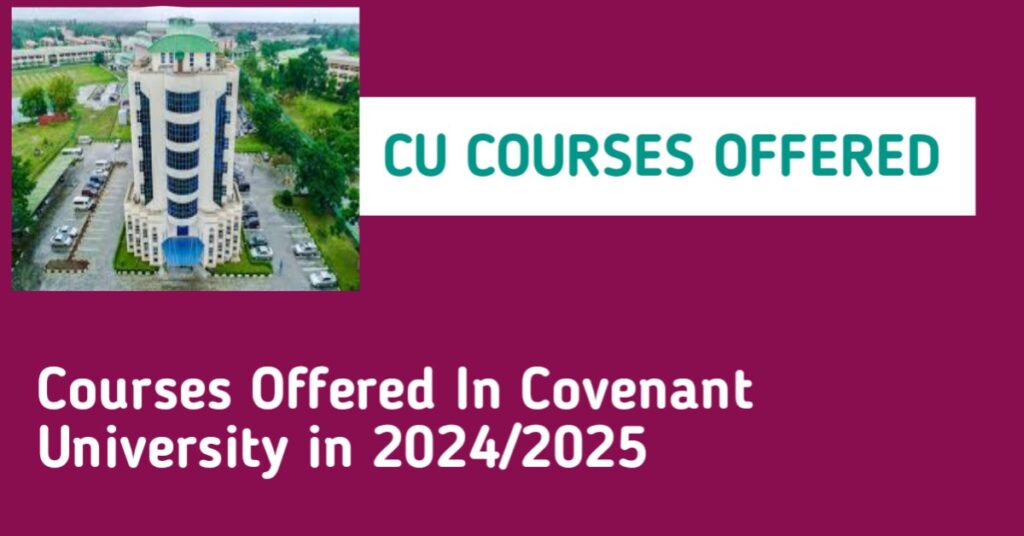 Covenant University courses